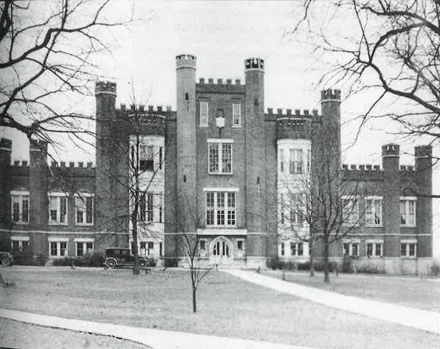 The Castle Building served campus from 1850 until it collapsed in 1946.